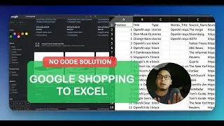 Google Shopping scraper - Scrape shopping data to Excel (NoCode)