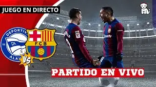 2T ¡¡¡Con 10 el BARÇA!!! 🔴 Deportivo ALAVES 1-3 FC BARCELONA  🔥EN VIVO🔥 La Liga 