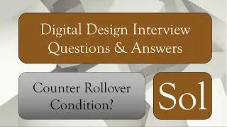 Solution: Address Counter rollover condition