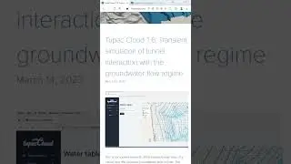 Tupac Cloud T.6: Transient simulation of tunnel interaction with the groundwater flow regime