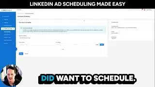 Linkedin Ad Scheduling is honestly one of my favorite features in DemandSense