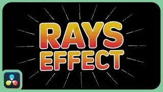 FREE Light Rays Effect | DaVinci Resolve |
