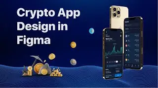 How to create a crypto app design in figma - UI design