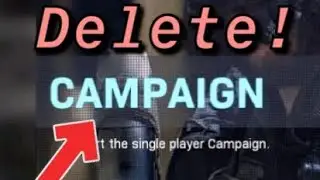 Modern Warfare How to Delete Campaign & Spec Ops NEW!
