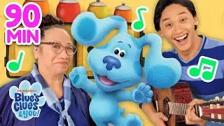 Playing Games & Singing Songs w/ Lola, Blue, & Josh! | 90 Minutes | Blue's Clues & You!