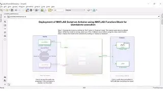 Deploy Algorithms to Arduino Using MATLAB Function Blocks in Simulink