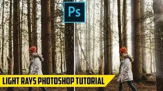 How to create Light Rays in Photoshop - Tutorial