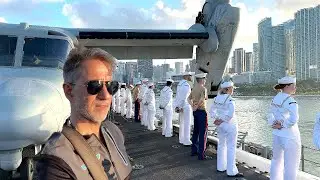 USS BATAAN Enters Port Miami - FULL Day at Sea Aboard an Amphibious Assault Ship