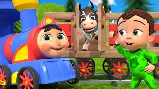 Train Choo Choo Song 🚆 | olaalaa Nursery Rhymes & Baby Songs