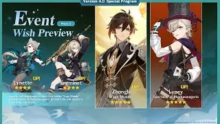 CONFIRMED!!! Version 4.0 Rerun and Character Banners, Phase 1 and 2, Free 4-Star - Genshin Impact
