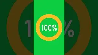 Percentage circle animation 