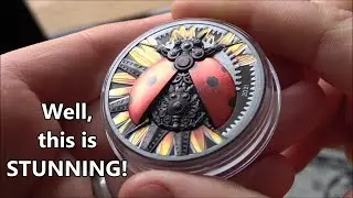 One Of The Most Beautiful Coins I have Seen All Year - Clockwork Evolution Ladybug from PowerCoin!