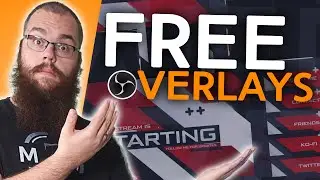 FREE ANIMATED Overlays and how to set them up in OBS!