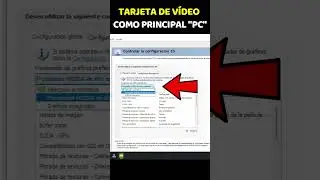 Configura Tarjeta de Vídeo Nvidia como principal en tu pc 