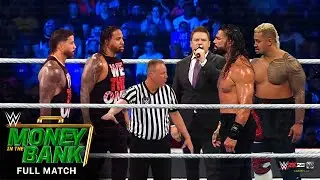 FULL MATCH — Roman Reigns & Solo Sikoa vs. The Usos -Table Match - WWE Money In The Bank 2023