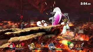 Super Smash Bros. Ultimate - Tato2oscar (Swordfighter) vs. Link vs. Marth vs. Shulk