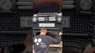 Mercedes Gelendwagen 😉💥💪👍👍👍👍 из шариков сделали подарок Мерседес 🔥