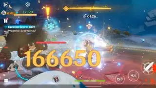 Itto + Albedo + Gorou + Bennett Wombo combo Best itto burst potential on Vibro crystal research