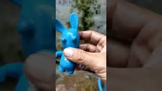 RABBIT BIRU 😴😴 #rabbit