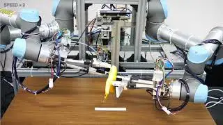 Banana peeling robot