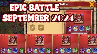 EPIC BATTLE SEPTEMBER 2024 | CASTLE CLASH