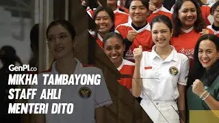 Menteri Dito Kenalkan Mikha Tambayong Sebagai Staff Ahli Kemenpora
