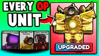 I Got EVERY #1 UNIT From EVERY CRATE! (Skibi Tower Defense)