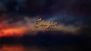 SHAGAN ENTRY POSTER 4K #aftereffects #cinematic #punjabiwedding