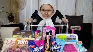 Marketçi Teyze Bize Zorla Abur Cubur lar Sattı | Lina'yı Hiç Böyle Görmediniz😜Funny Kids Video