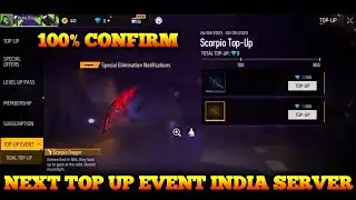 NEXT TOP UP EVENT INDIA SERVER | FREE FIRE NEXT TOPUP EVENT | 3rd MAY TOP UP EVENT FREE FIRE
