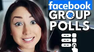 how to create a poll in a facebook group