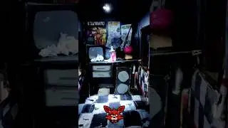 MAQUETE DA SALA DO FIVE NIGHTS AT FREDDY'S FEITO POR MINHA FILHA🤩