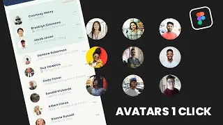 FIGMA How to generate Random Names and Avatars Plugin