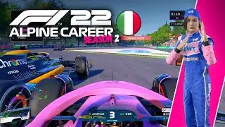 WE FINISH WITHOUT FUEL?! - F1 22 Alpine Career S2 PART 10 - Monza GP