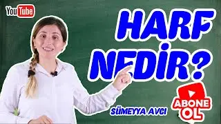 Sümeyya Avcı Harf Nedir? Ses Nedir? Harfler Nasıl Yazılır? İlkokul 2. Sınıf Türkçe Dersi