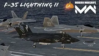 modern warships - F-35 Lightning II remodeled - best dollar strike fighter to use - gameplay