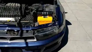Mitsubishi Galant.Ремонт убитого бампера и капота.