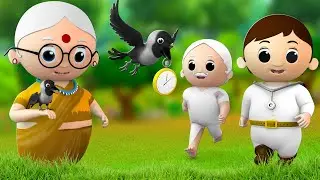 வயதான பெண்ணின் பசி காகம் - Old Woman's Hungry Crow Story | 3D Animated Tamil Moral Stories | JOJO TV