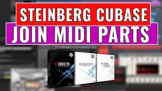 Steinberg #Cubase: How to Join MIDI Parts in Steinberg Cubase - OBEDIA Cubase Training
