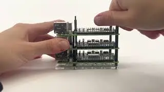 Vilros Raspberry Pi 5 Compatible Cluster Tower Stackable Case