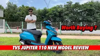 TVS Jupiter 110 New Model 2024 Review | Hybrid Scooter