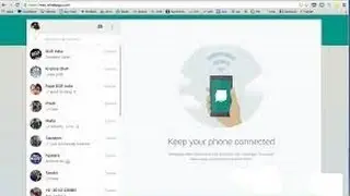 How to use whatsapp on web / desktop