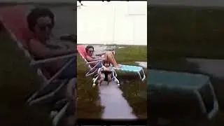 Lawn Chair 1960s 8mm Home Movie.