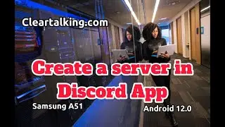 How to create a server in Discord App? 