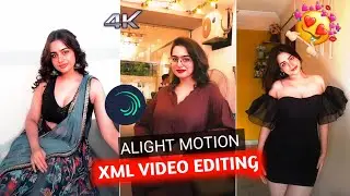 Alight Motion XML VIDEO Editing Tutorial 4k HDR Video Editing Alight motion ✅
