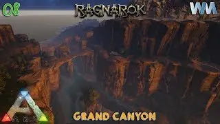 Ark Ragnarok EP08 - Grand Canyons & Hidden Cave - Base Locations Part 3! (GamePlay) [Iron Mine]