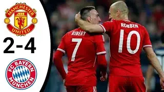 Manchester United vs Bayern Munich 2-4 (agg) Highlights & Goals - Quarter-finals | UCL 2013/2014