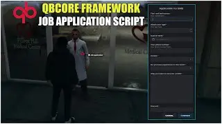 QBCore Job Application Script | Free FiveM Script | Installation & Showcase