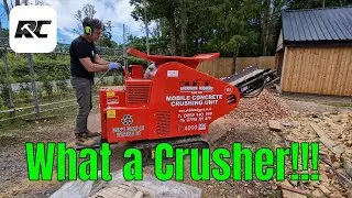 Crush your waste on site with a mobile crushing machine recycling at its best