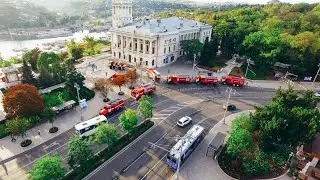 Севастопольские пожарные МЧС провели учения в Драмтеатре Черноморского флота им. Б. А. Лавренёва